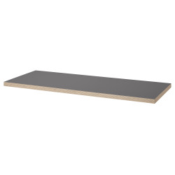 Masa de birou Ikea Lagkapten/Alex 140x60 (Gri/Negru) Thumb