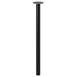 Masa de birou Ikea Lagkapten/Alex 140x60 (Gri/Negru) Thumb