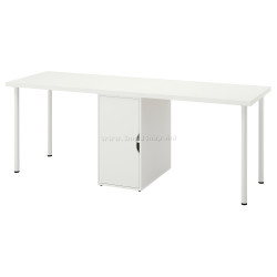 Письменный стол Ikea Lagkapten/Alex 200x60 (Белый)