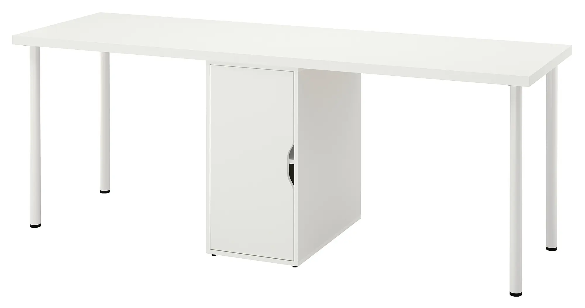 Masa de birou Ikea Lagkapten/Alex 200x60 (Alb)