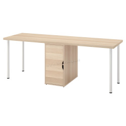 Письменный стол Ikea Lagkapten/Alex 200x60 (Дуб)