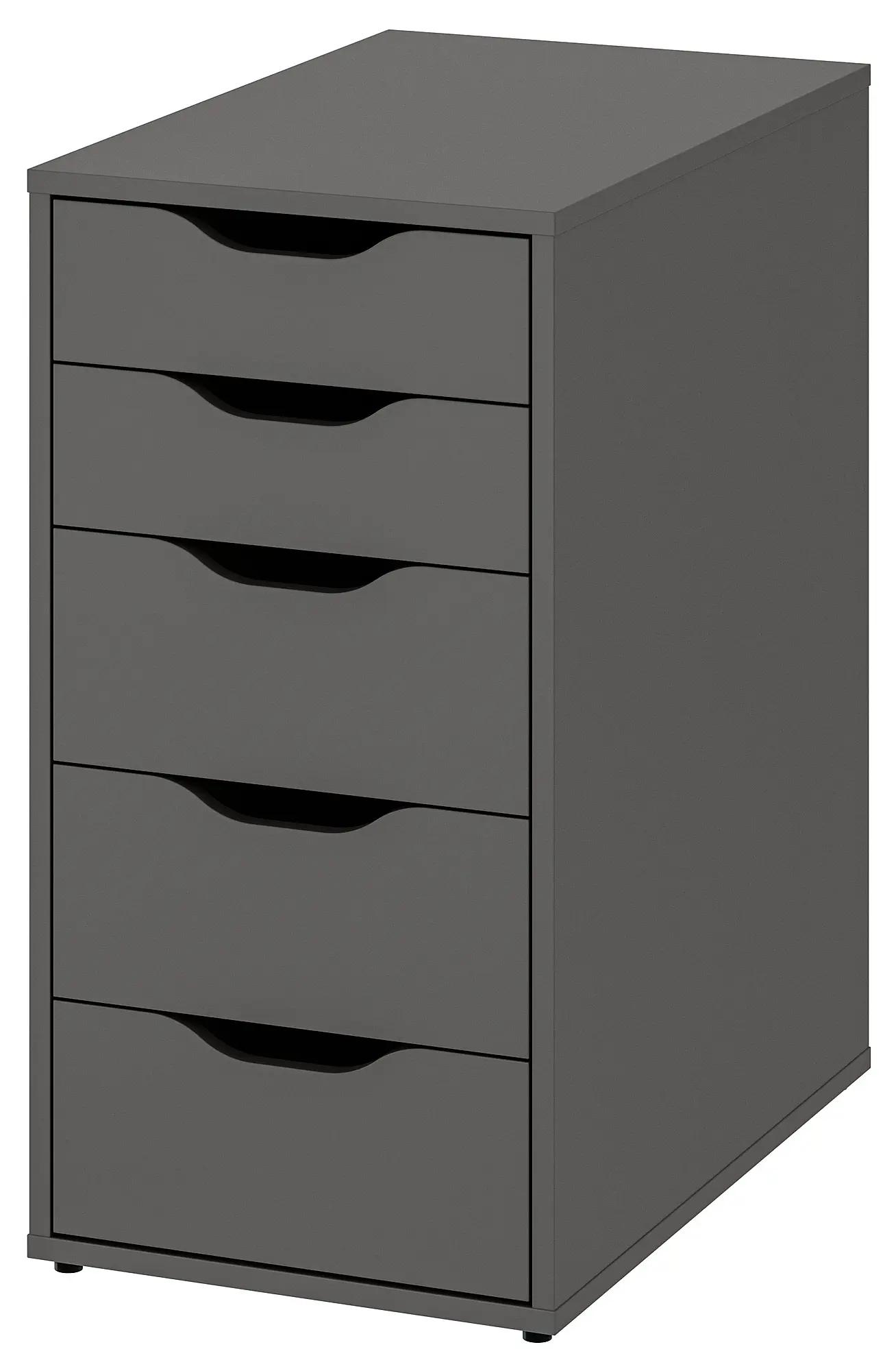 Письменный стол Ikea Lagkapten/Alex ящики 120x60 (Серый/Черный) - 2