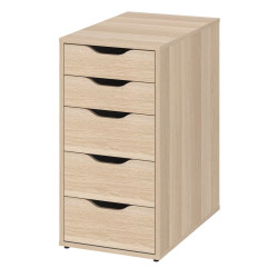 Masa de birou Ikea Lagkapten/Alex sertare 200x60 (Stejar) Thumb