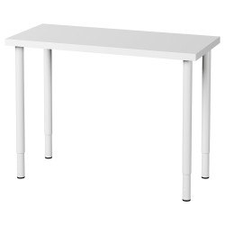 Masa birou Ikea Linnmon/Olov 100x45 (Alb) Thumb