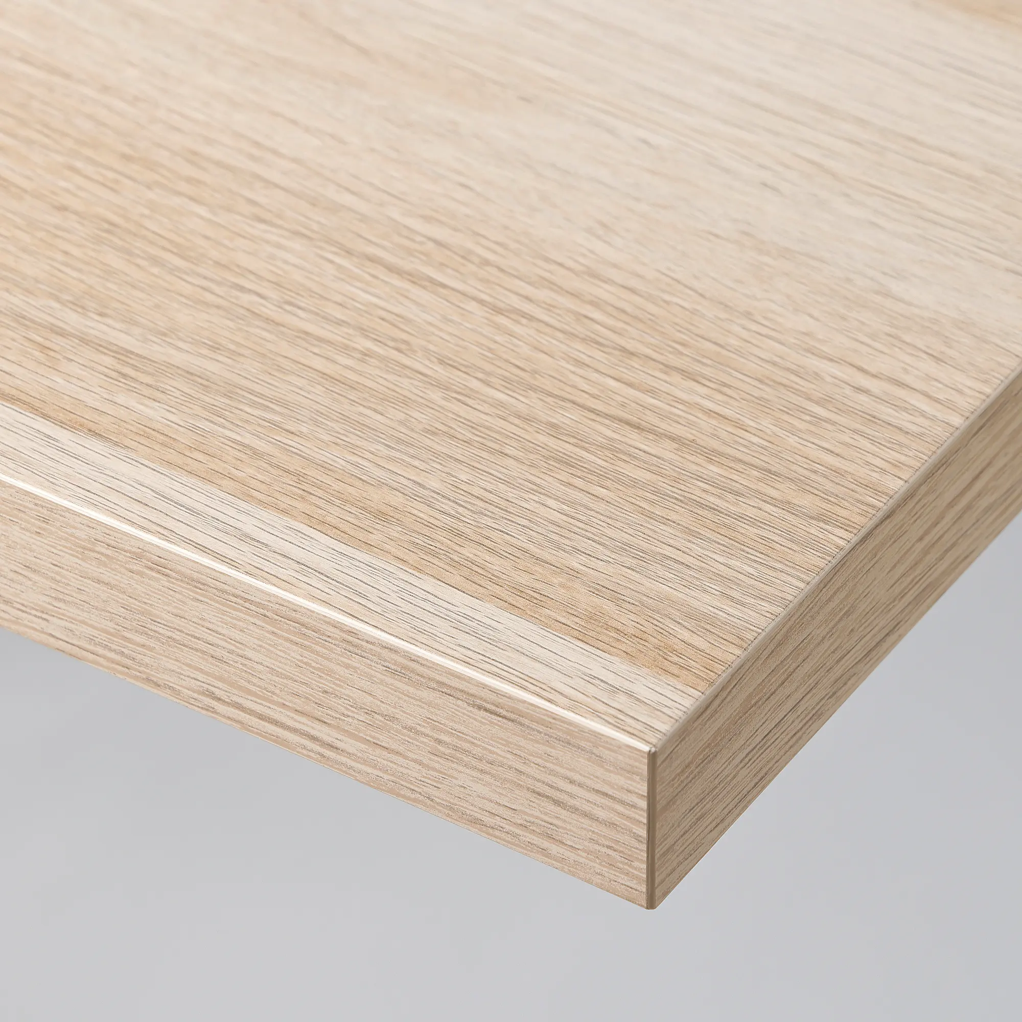 Masa birou Ikea Linnmon/Olov 100x45 (Stejar antichizat/Alb)