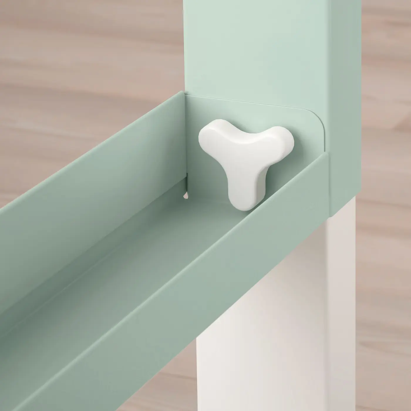 Письменный стол Ikea Pahl 96x58 (Белый/Светло-зеленый) - 3