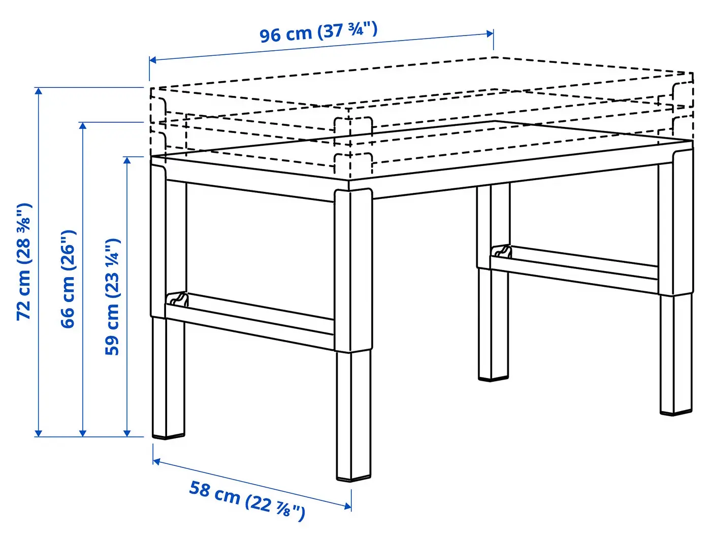 Письменный стол Ikea Pahl 96x58 (Белый/Светло-зеленый) - 5