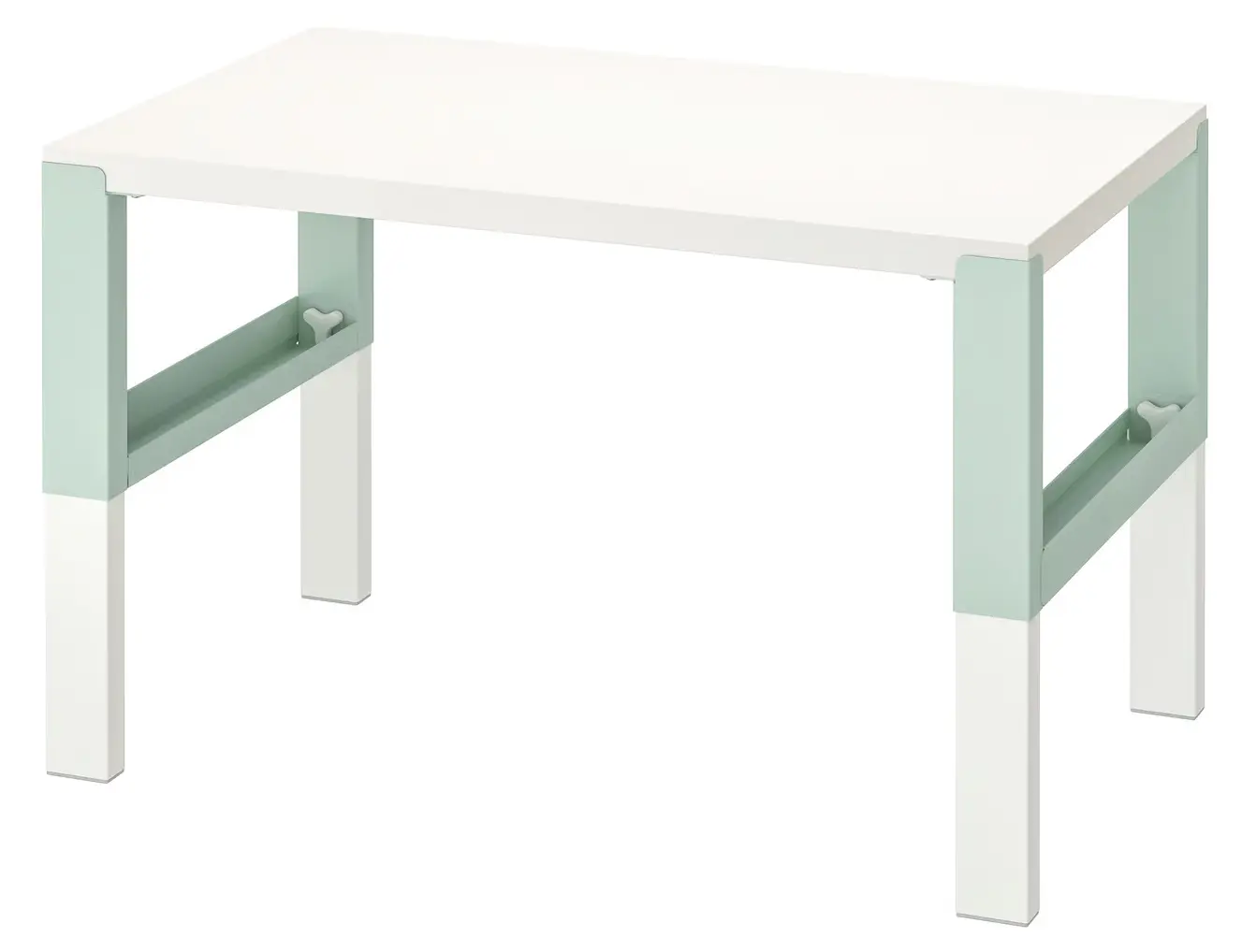 Письменный стол Ikea Pahl 96x58 (Белый/Светло-зеленый)