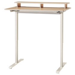 Письменный стол Ikea Travsport электрический 120x70 (Дуб/Бежевый) Thumb