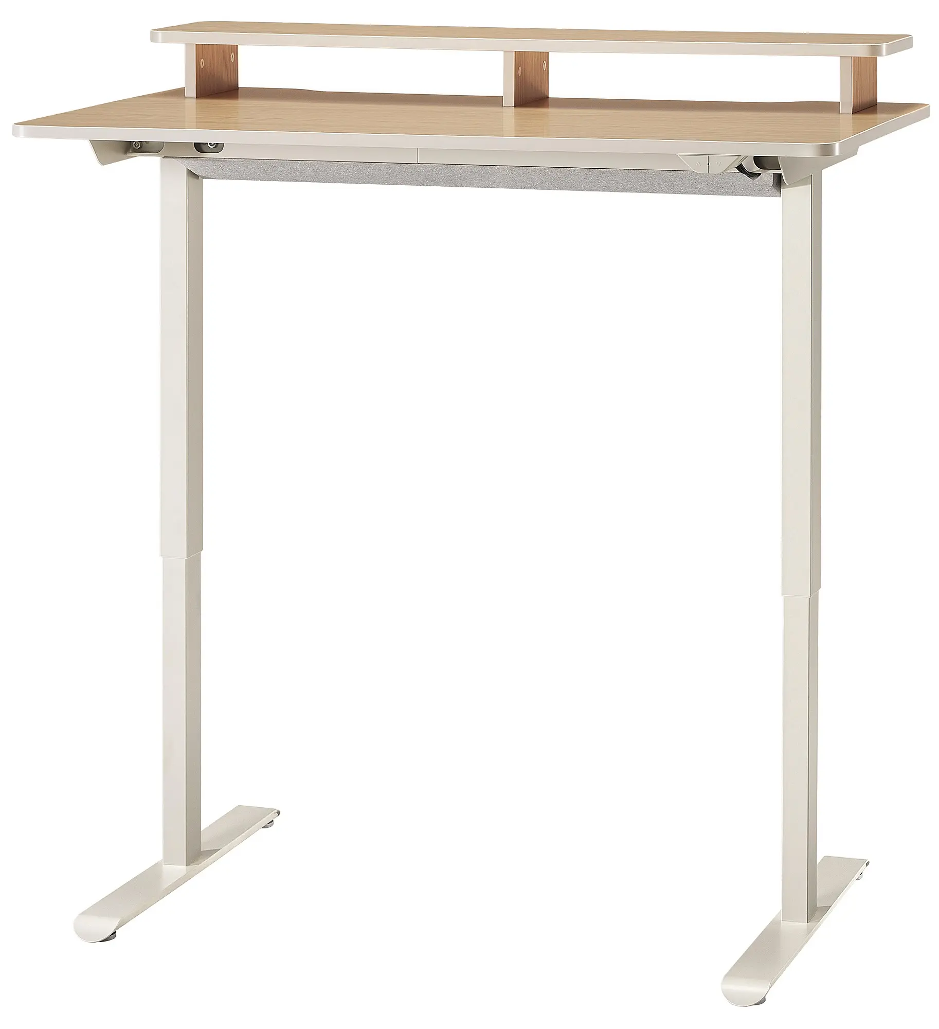 Письменный стол Ikea Travsport электрический 120x70 (Дуб/Бежевый) - 2