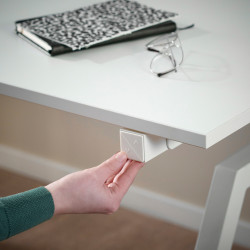 Masa de birou Ikea Trotten electric 120x70 (Alb) Thumb