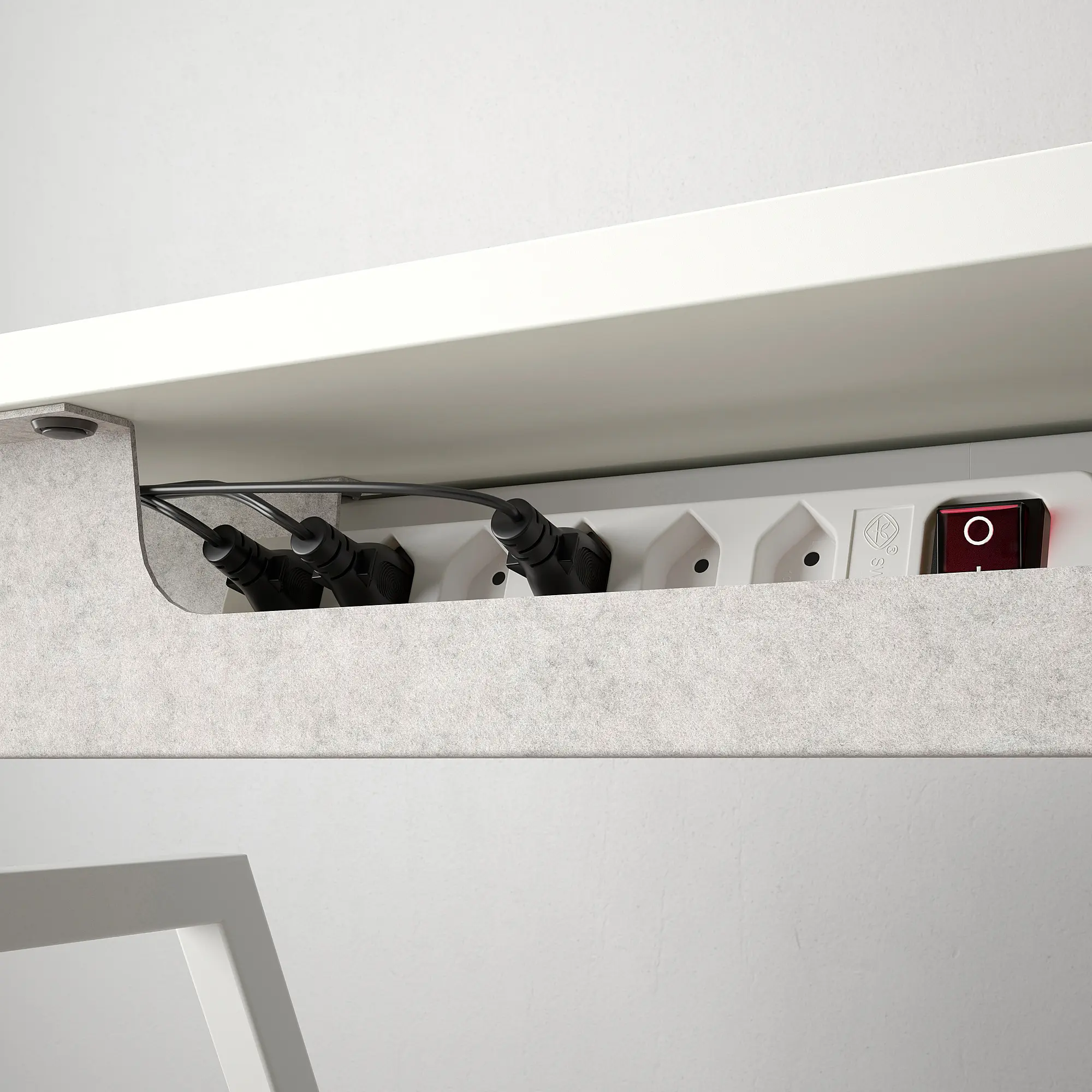 Masa de birou Ikea Trotten electric 120x70 (Alb) - 4