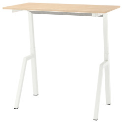 Письменный стол Ikea Trotten электрический 120x70 (Ясень/Белый) Thumb