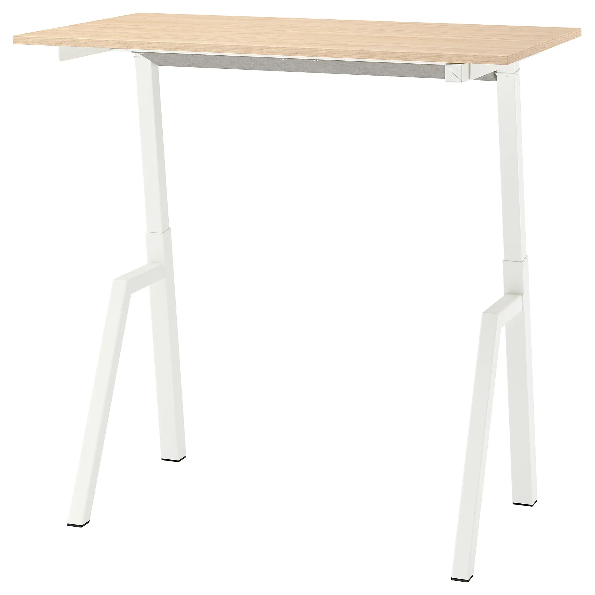 Письменный стол Ikea Trotten электрический 120x70 (Ясень/Белый) - 2