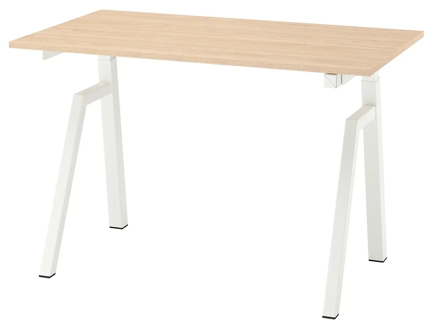 Письменный стол Ikea Trotten электрический 120x70 (Ясень/Белый)