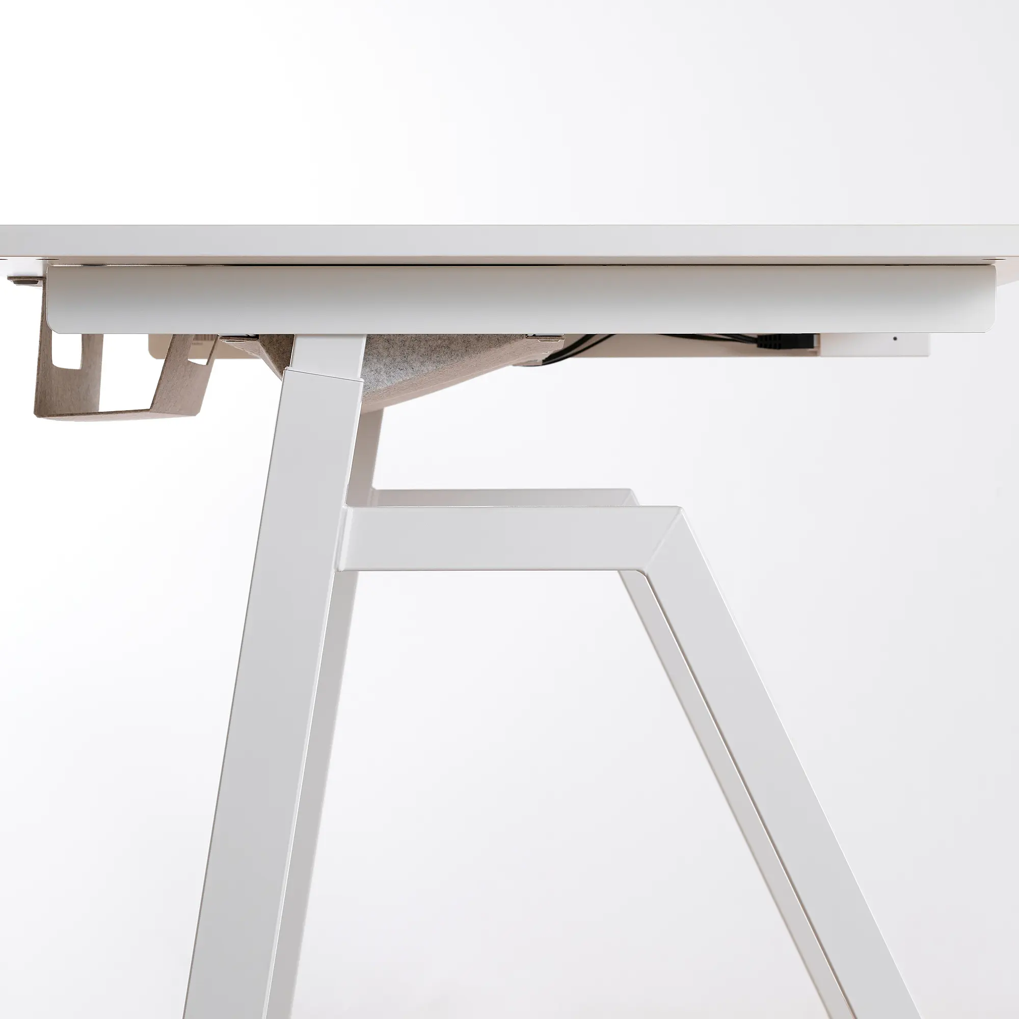 Masa de birou Ikea Trotten electric 160x80 (Alb) - 3