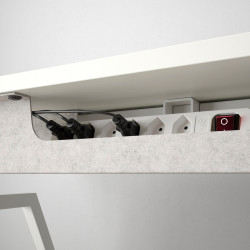 Masa de birou Ikea Trotten electric 160x80 (Alb) Thumb