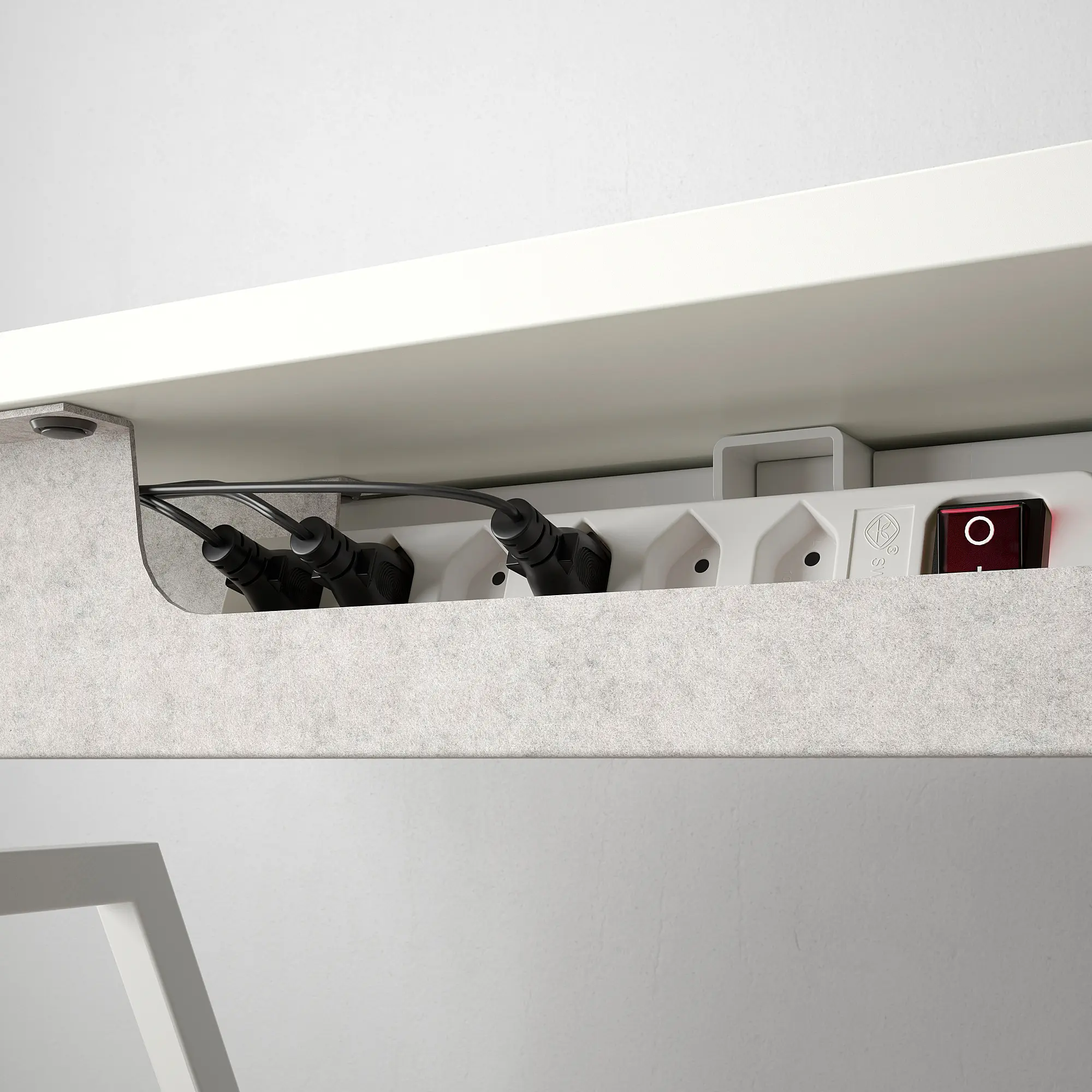 Masa de birou Ikea Trotten electric 160x80 (Alb) - 4