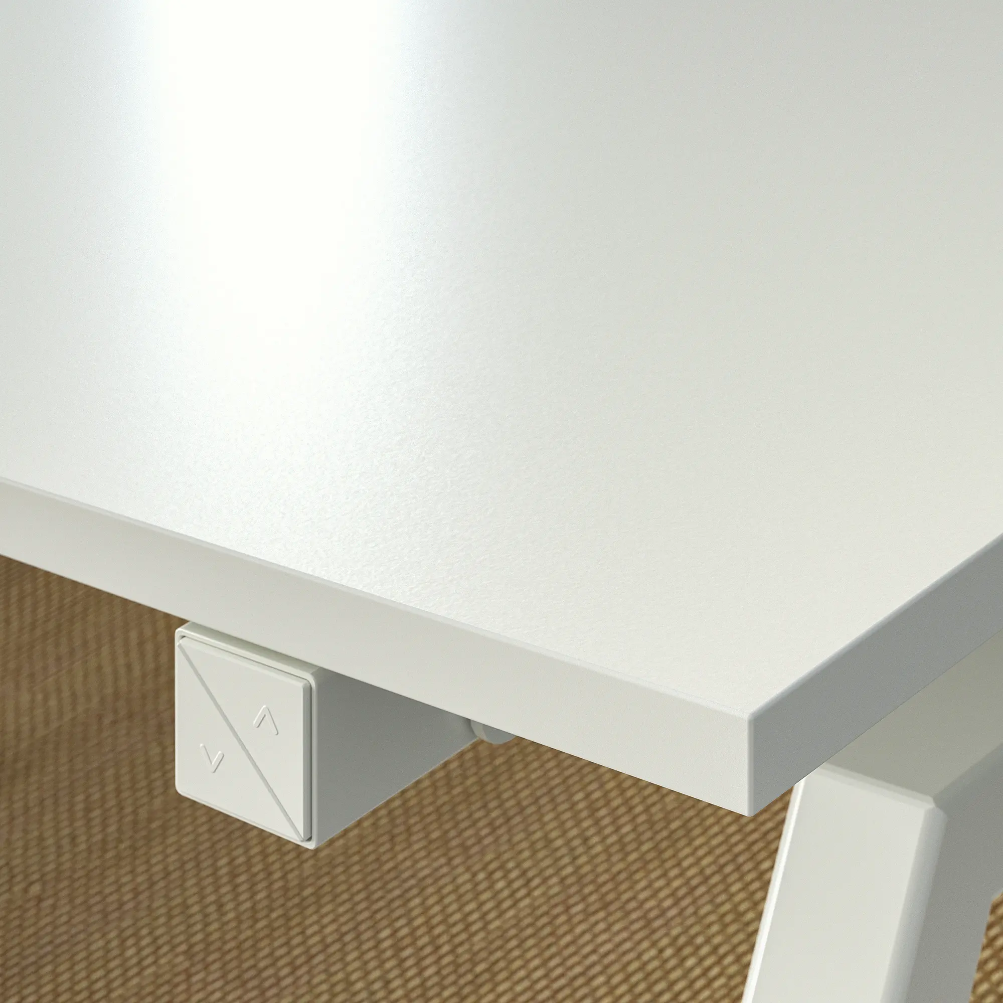 Masa de birou Ikea Trotten electric 160x80 (Alb) - 5