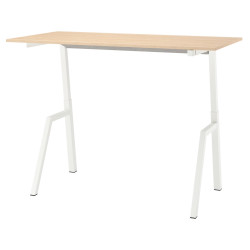 Masa de birou Ikea Trotten electric 160x80 (Frasin/Alb) Thumb
