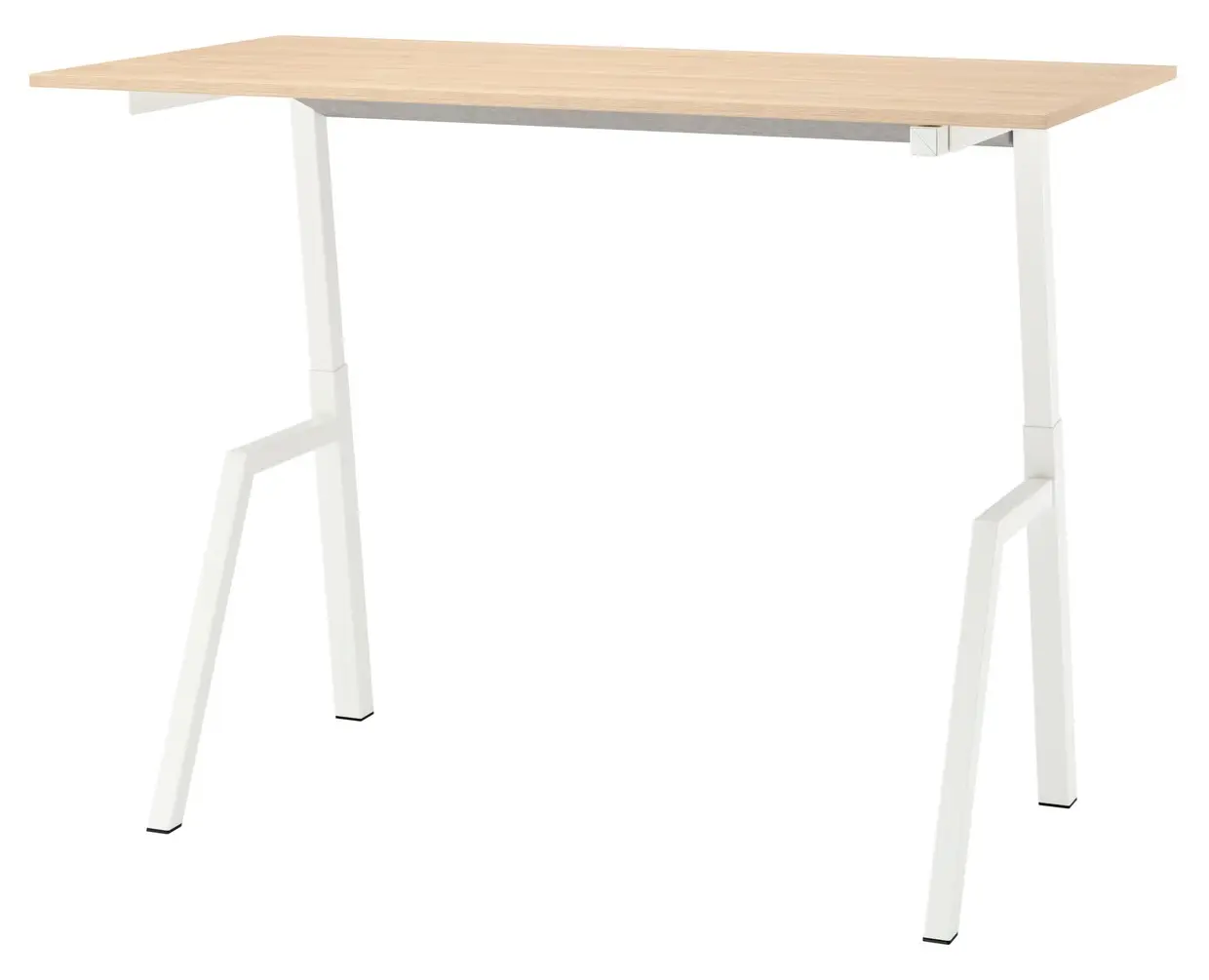 Masa de birou Ikea Trotten electric 160x80 (Frasin/Alb) - 2
