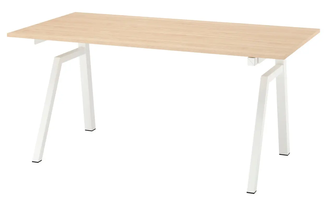 Masa de birou Ikea Trotten electric 160x80 (Frasin/Alb)