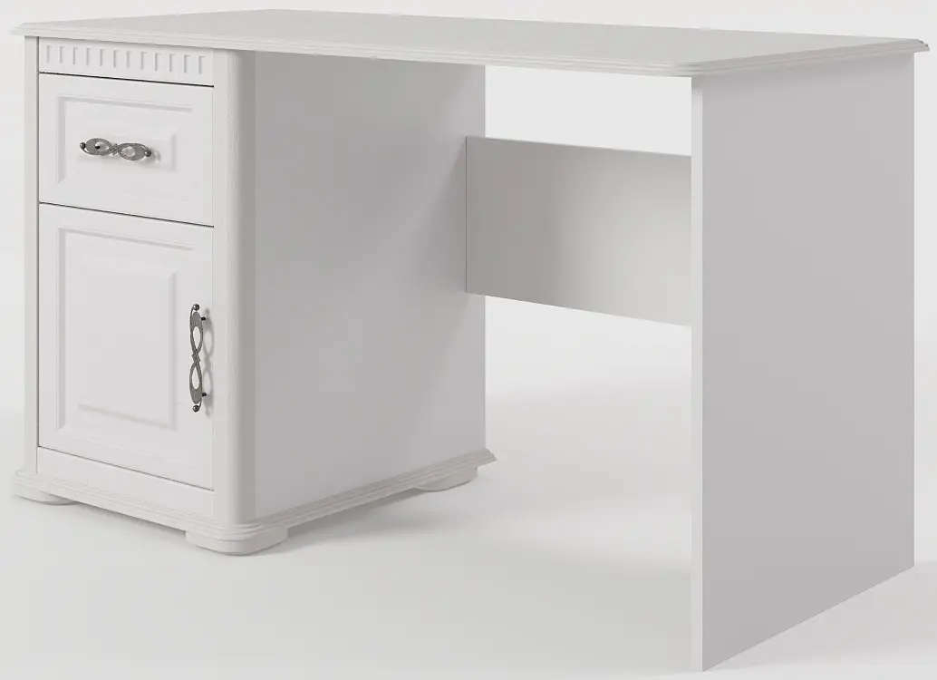 Masa de birou МЛ-Мебель Marsel 2 №17 130cm (White/Polar Oak) - 2