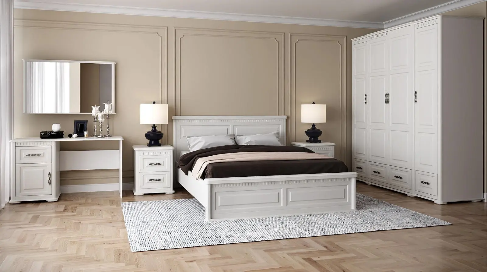 Masa de birou МЛ-Мебель Marsel 2 №17 130cm (White/Polar Oak) - 6