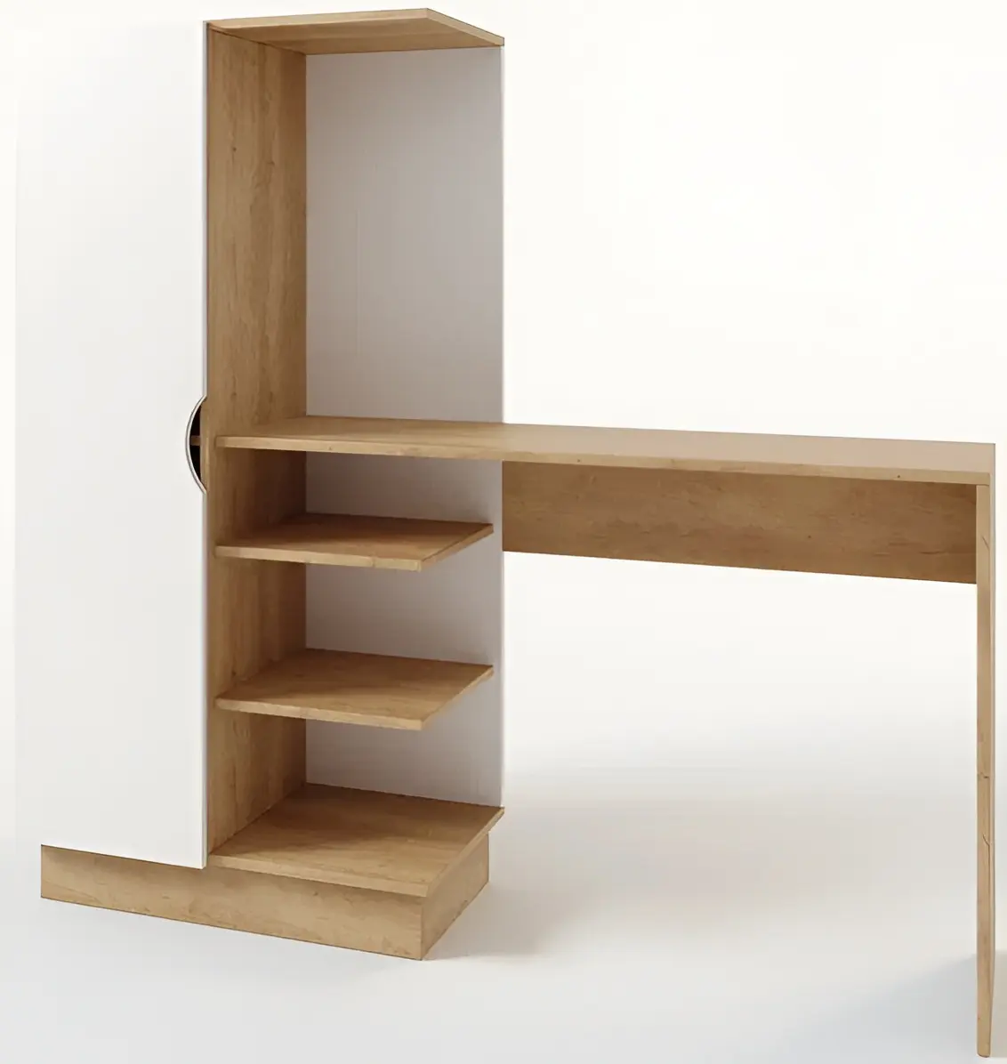 Masa de birou МЛ-Мебель Yunior 4 143.6сm Stinga (Golden Oak/White) - 2