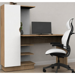 Masa de birou МЛ-Мебель Yunior 4 143.6сm Stinga (Golden Oak/White)