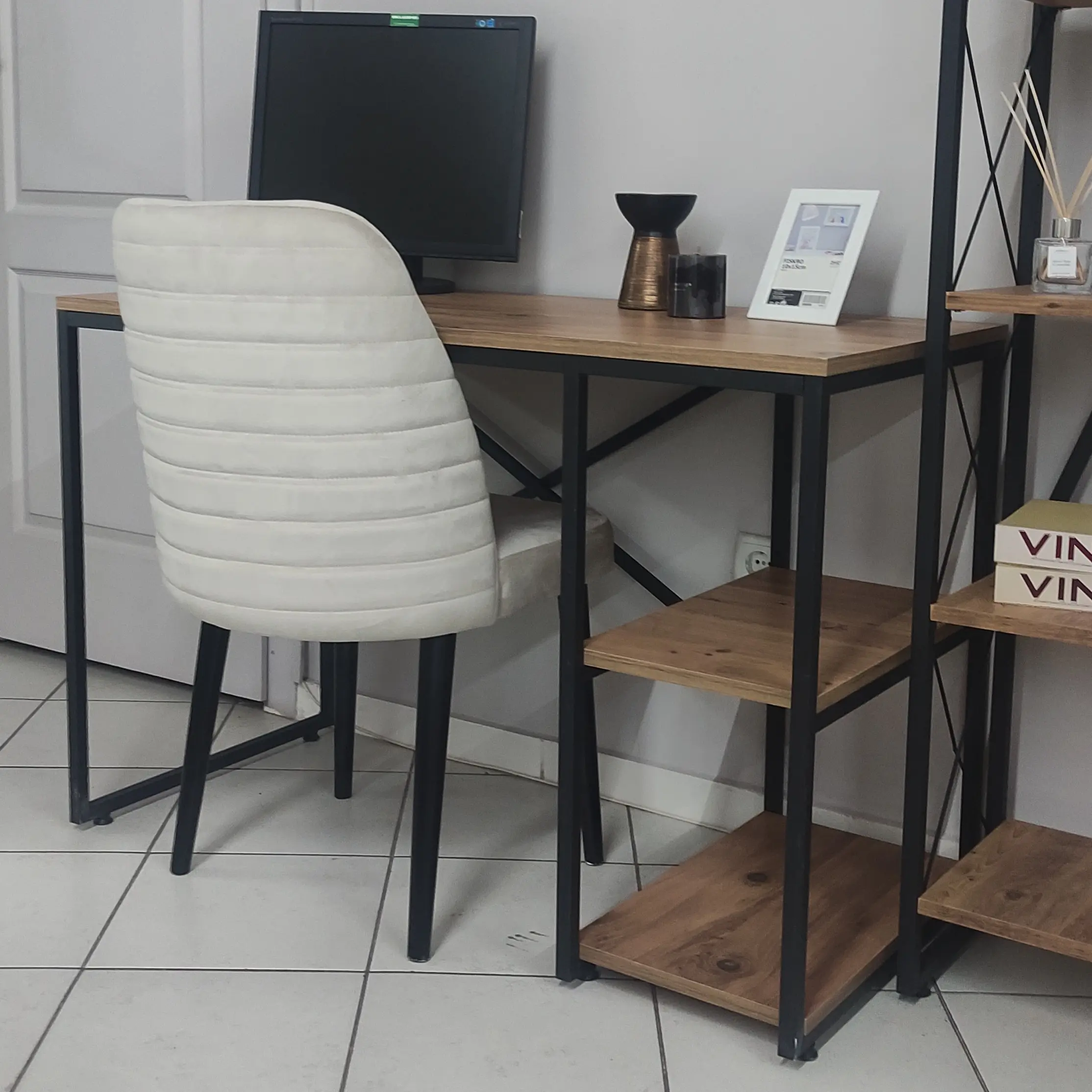 Masa de birou Mobiland ECO (Brown/Black) - 3