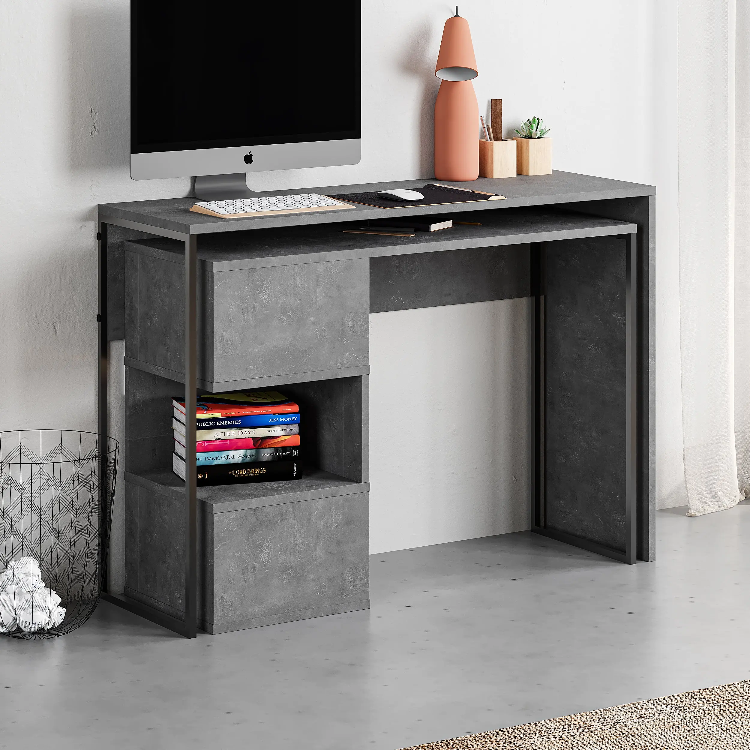 Письменный стол Showdeko Badau (Retro Grey) - 2
