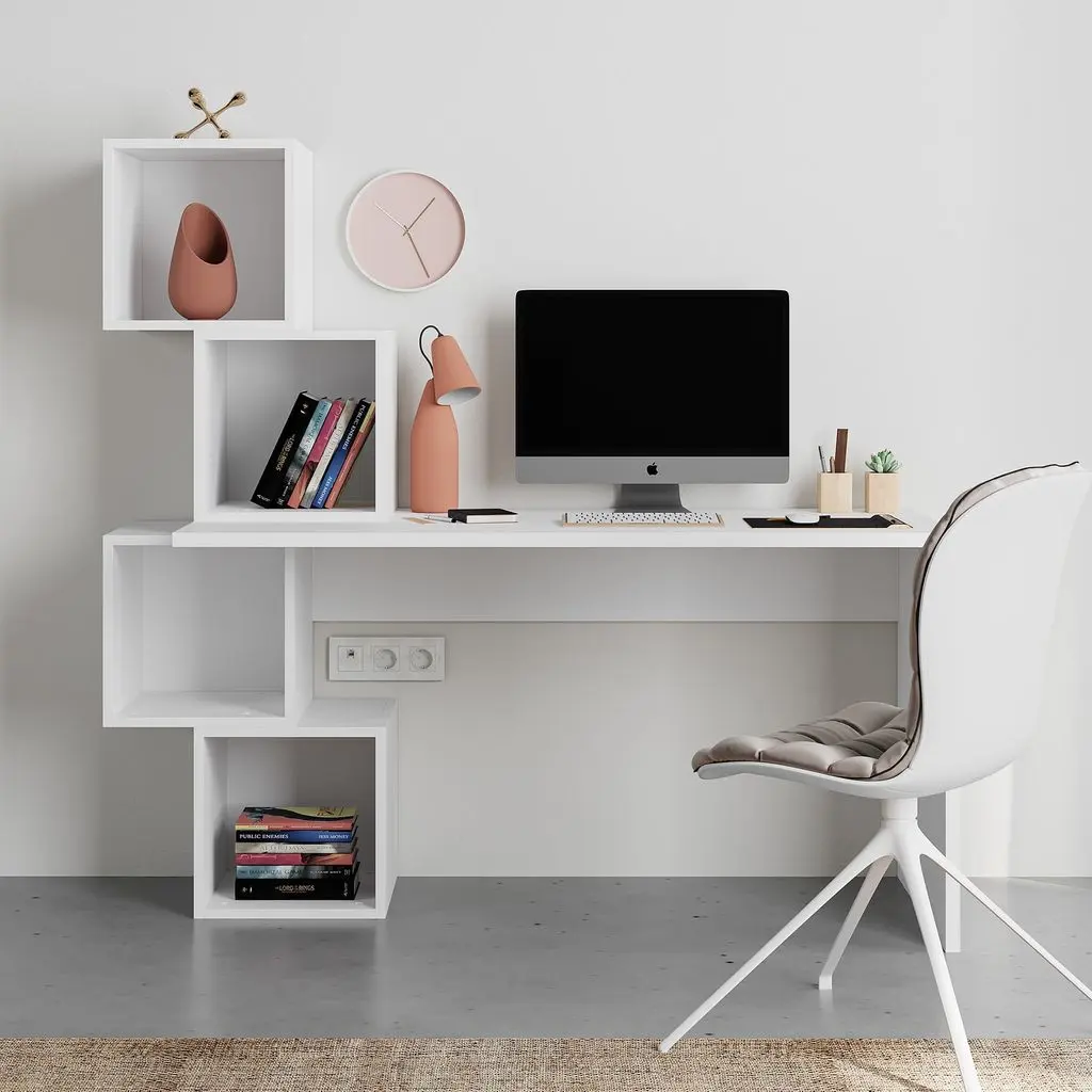 Masa de birou Showdeko Balance (White)