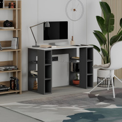 Masa de birou Showdeko Colmar 106cm (White/Anthracite)