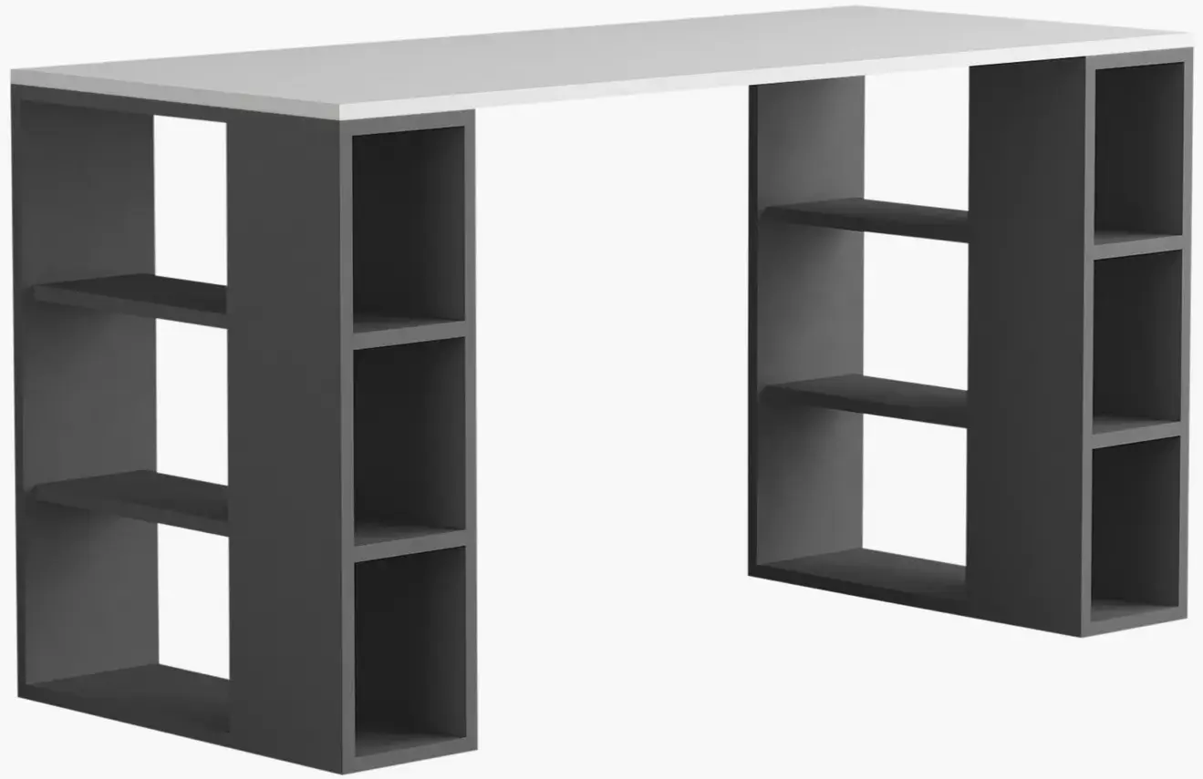 Письменный стол Showdeko Colmar 140cm (White/Anthracite) - 2