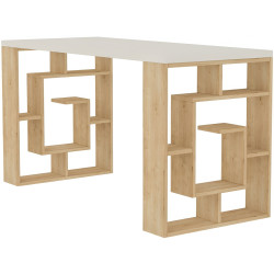 Письменный стол Showdeko Labirent (White/Oak) Thumb