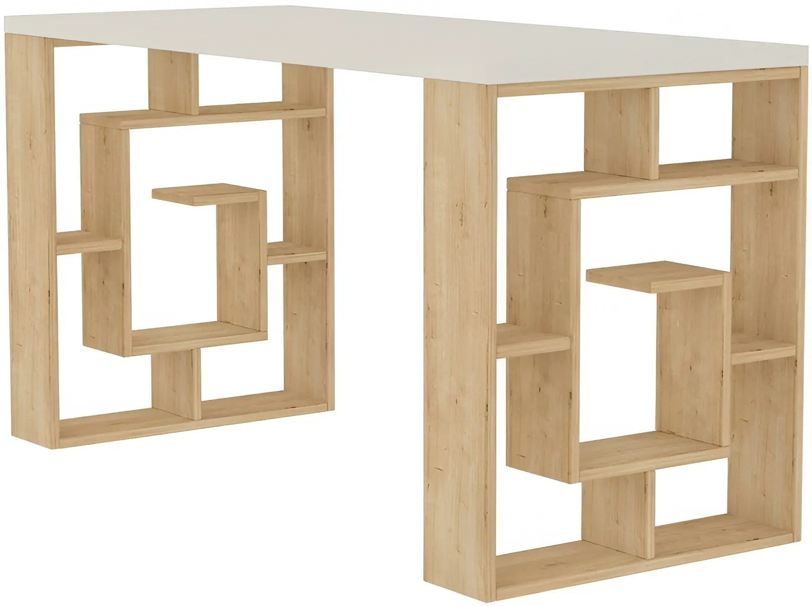 Письменный стол Showdeko Labirent (White/Oak) - 2