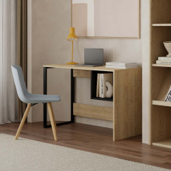 Masa de birou Showdeko Model 4 (Oak/Black) Thumb