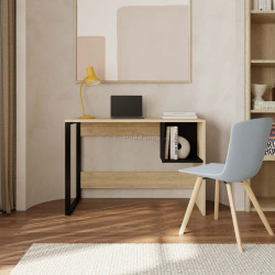 Masa de birou Showdeko Model 4 (Oak/Black)