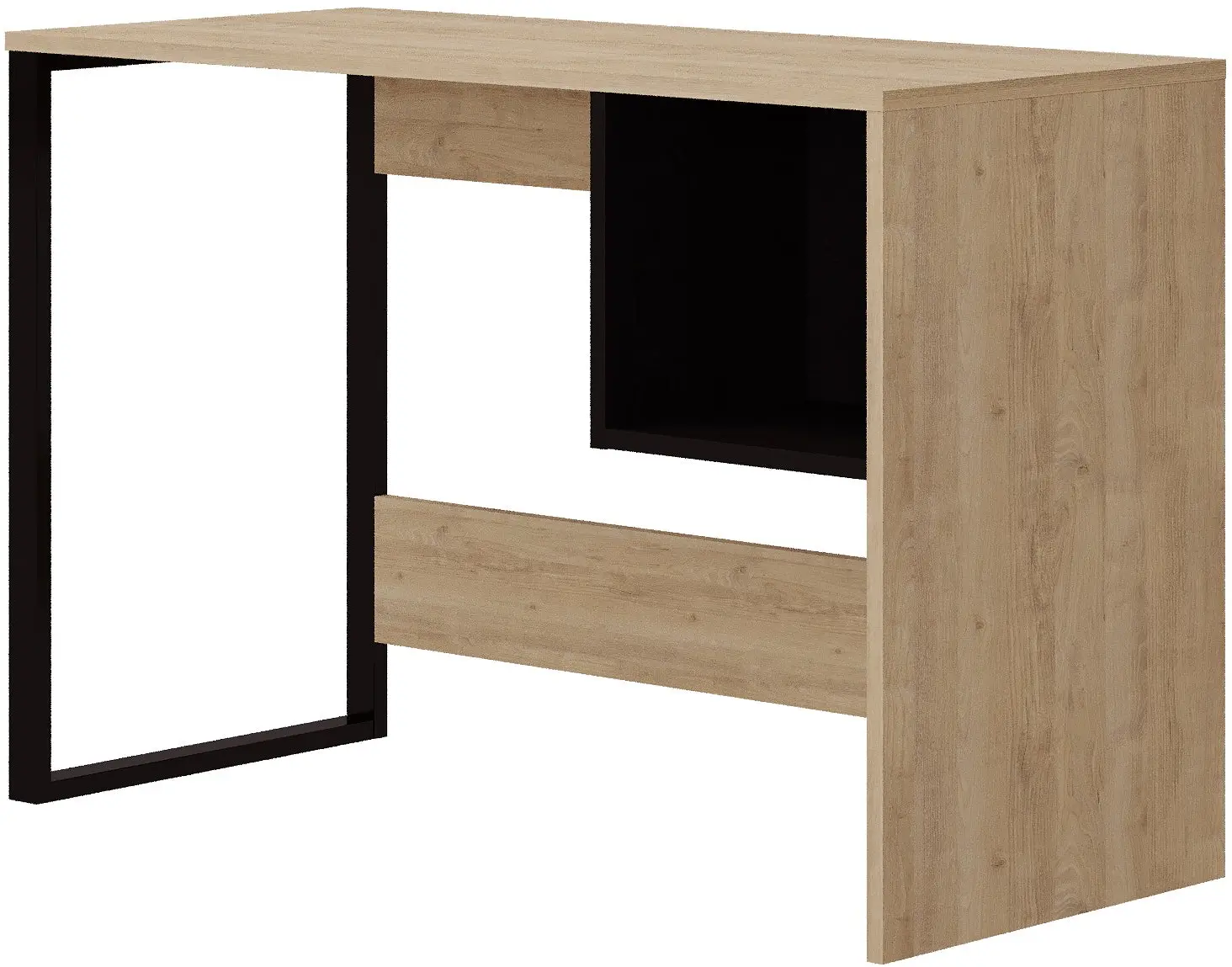 Masa de birou Showdeko Model 4 (Oak/Black) - 4