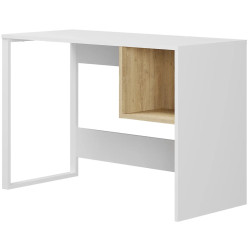 Masa de birou Showdeko Model 4 (White/Oak) Thumb
