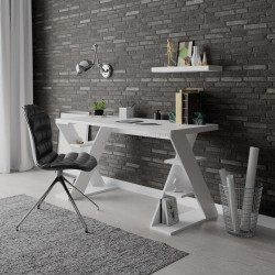Masa de birou Showdeko Papillon (White)