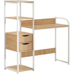 Письменный стол Tempo Kondela Elgio (Oak/White) Thumb