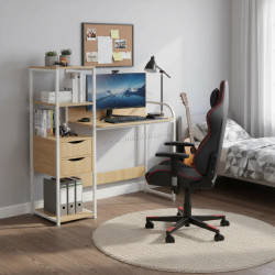 Письменный стол Tempo Kondela Elgio (Oak/White)