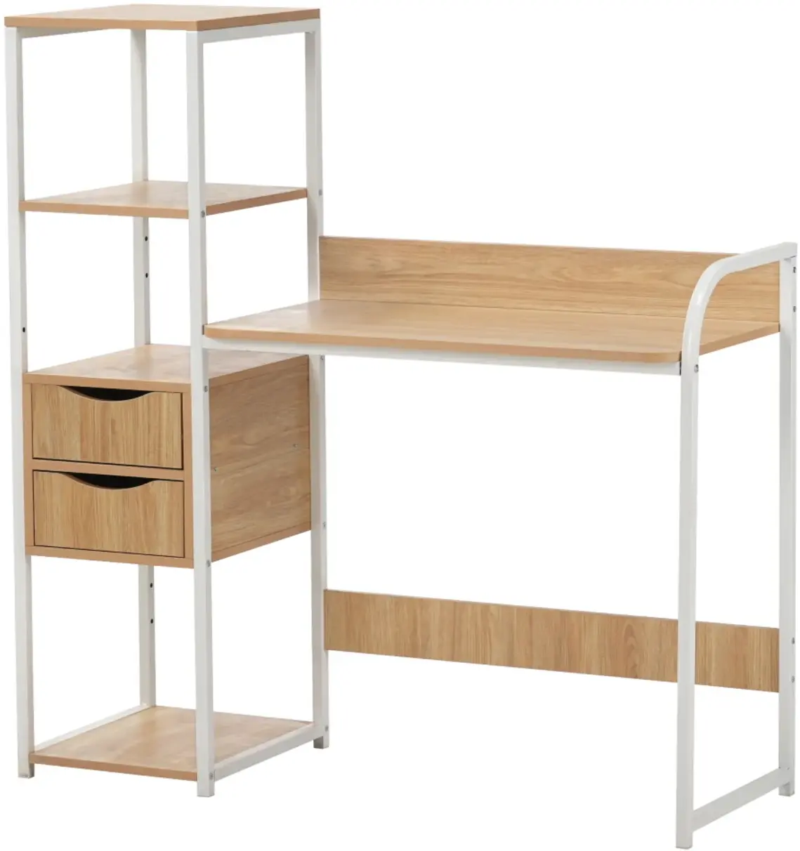 Письменный стол Tempo Kondela Elgio (Oak/White) - 4