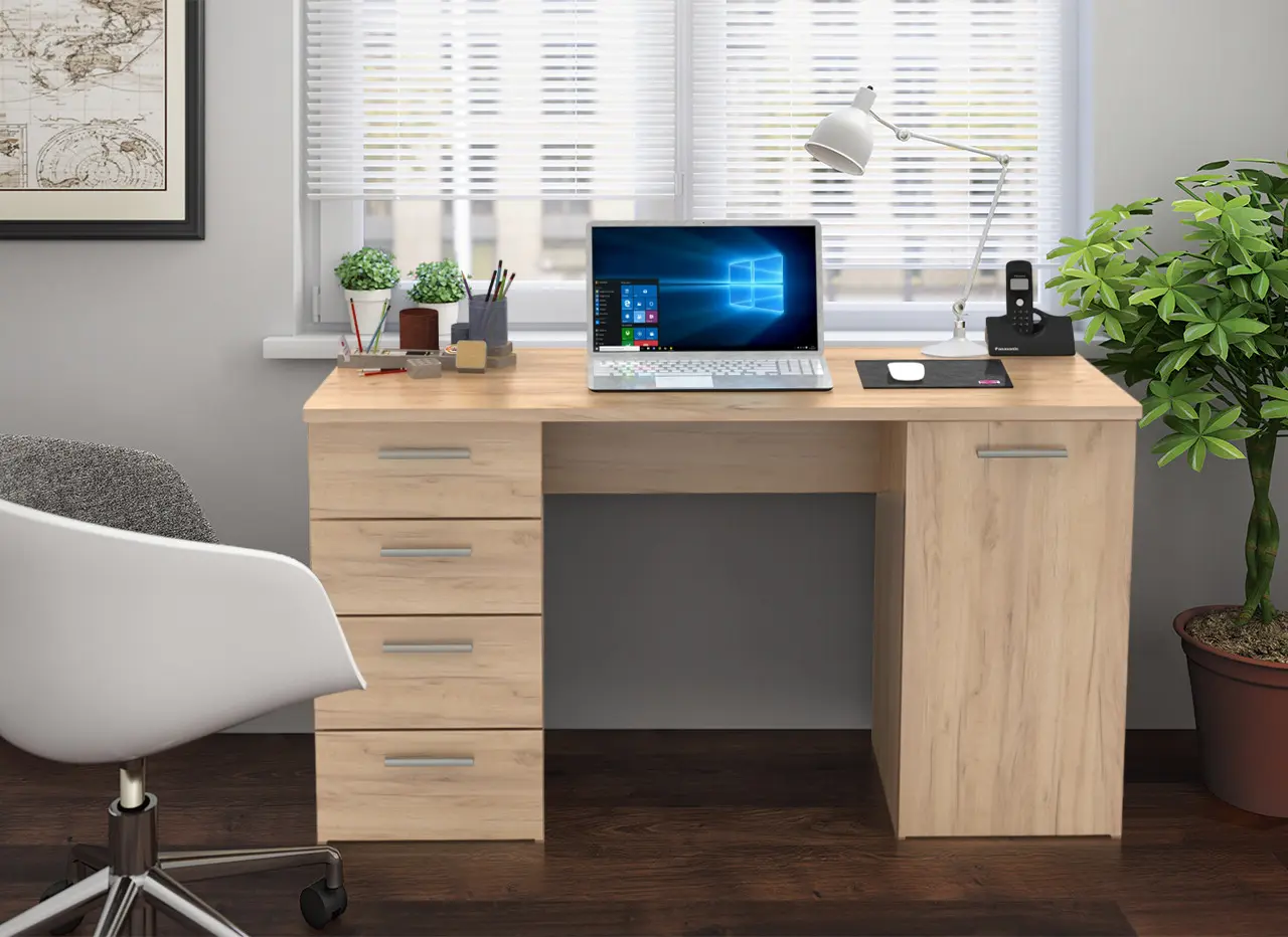 Masa de birou Tempo Kondela Eustach (Artisan Oak)