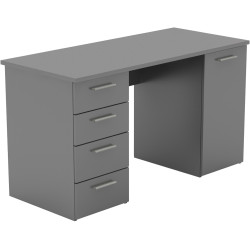 Masa de birou Tempo Kondela Eustach (Graphite) Thumb