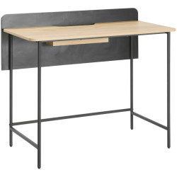 Masa de birou Tempo Kondela Kompus (Oak/Black) Thumb