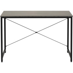 Masa de birou Tempo Kondela Mellora 120x60 (Concrete/Black) Thumb