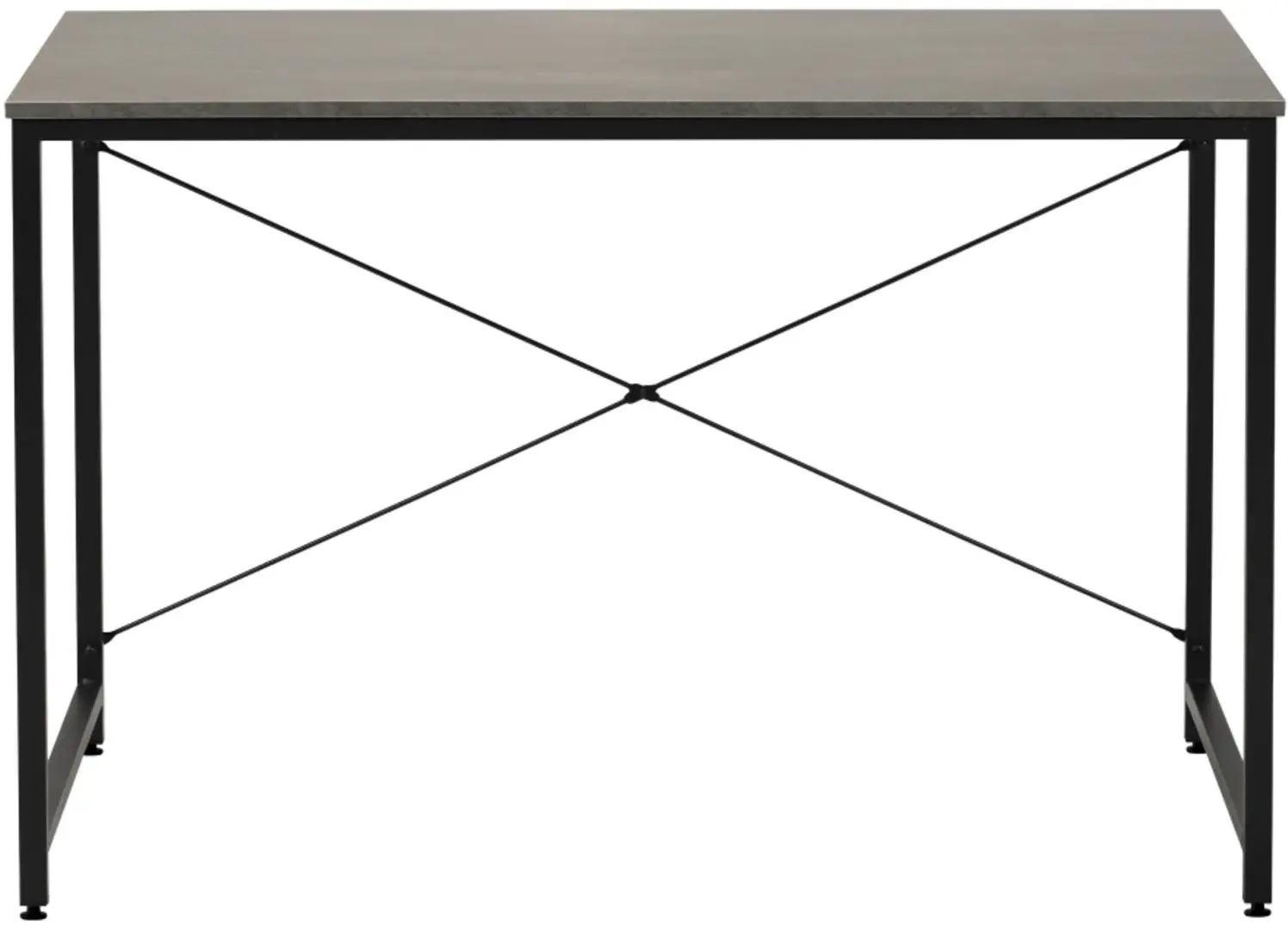 Masa de birou Tempo Kondela Mellora 120x60 (Concrete/Black) - 2